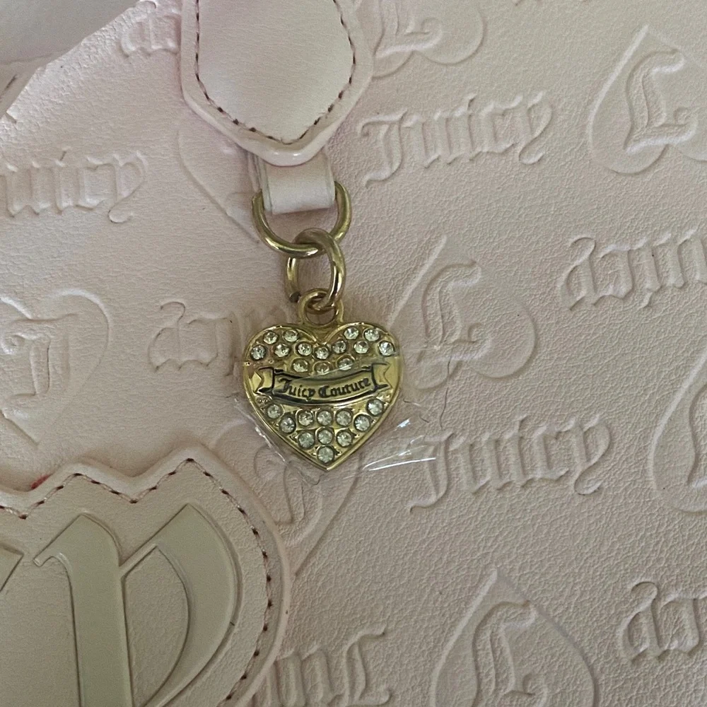 Juicy Couture Light Pink Embossed Tote NWT